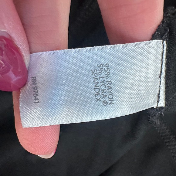 J Jill WearEver Collection Black Keyhole Flutter Sleeve‎ Maxi Dress Size M - Picture 7 of 10